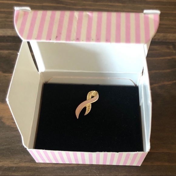 Avon small Breast Cancer ribbon pin Better Breast Care brooch - Picture 1 of 4